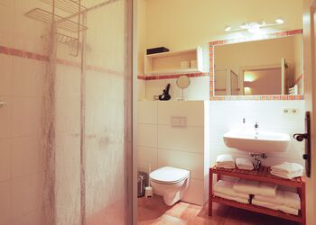 Badezimmer Ferienwohnung Stellmacherwohnung