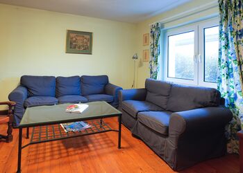 Wohnzimmer Ferienwohnung Gartenhäuschen