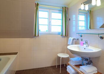 Badezimmer Ferienwohnung Taubenschlag