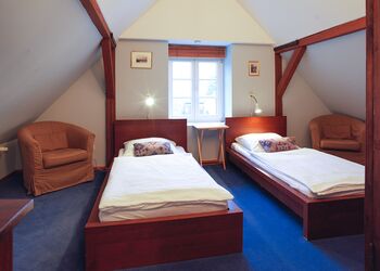 Schlafzimmer Ferienwohnung Mardernest