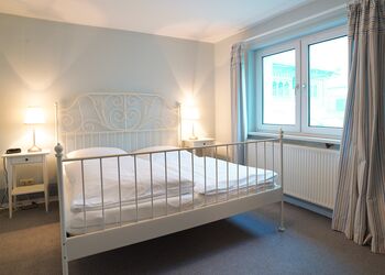 Schlafzimmer Ferienwohnung Gartenhäuschen