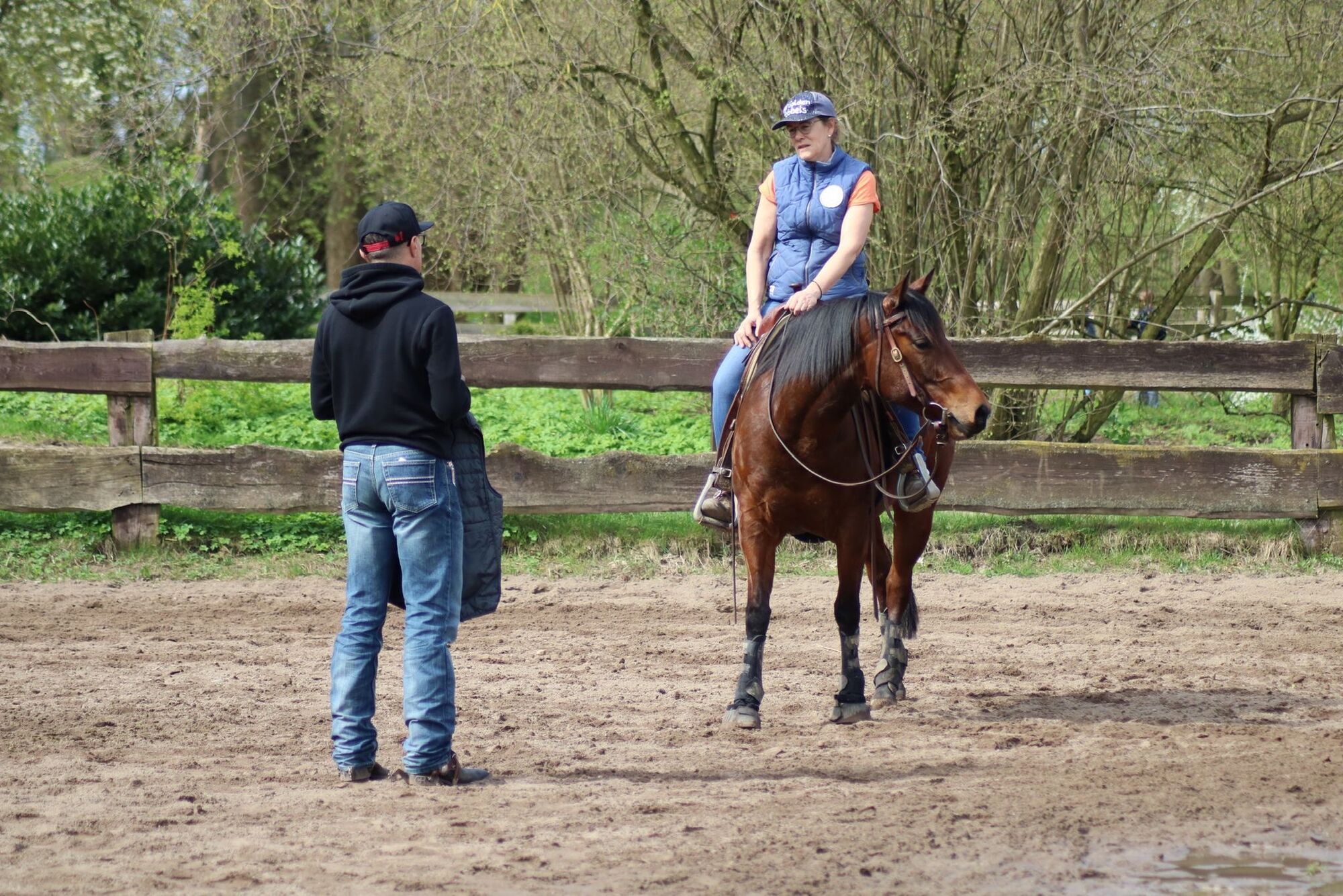 Westerntraining: Reitunterricht mit Markus Bächle auf Gut Dalwitz